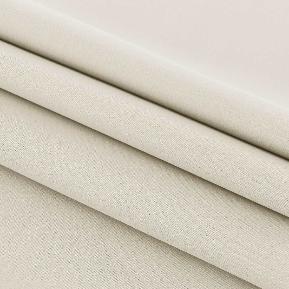DWCN French Door Curtains – Rod Pocket Thermal Blackout Curtain for Doors with Glass Window, Kitchen and Patio Doors for Privacy, 12 X 72 Inches Long, 1 Curtain Panel with Tieback, Light Beige