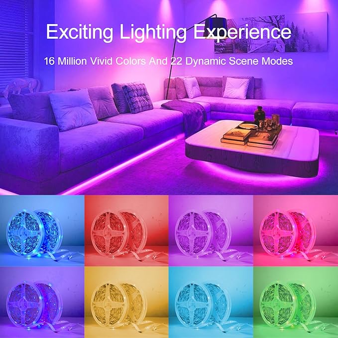 HBOWMDJIA 150 FT LED Strip Lights