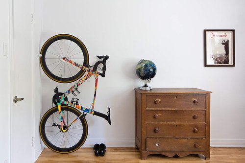 Hornit CLUG Bike Clip - Indoor & Outdoor Bicycle Storage Rack, 5 Sizes, Easy Install
