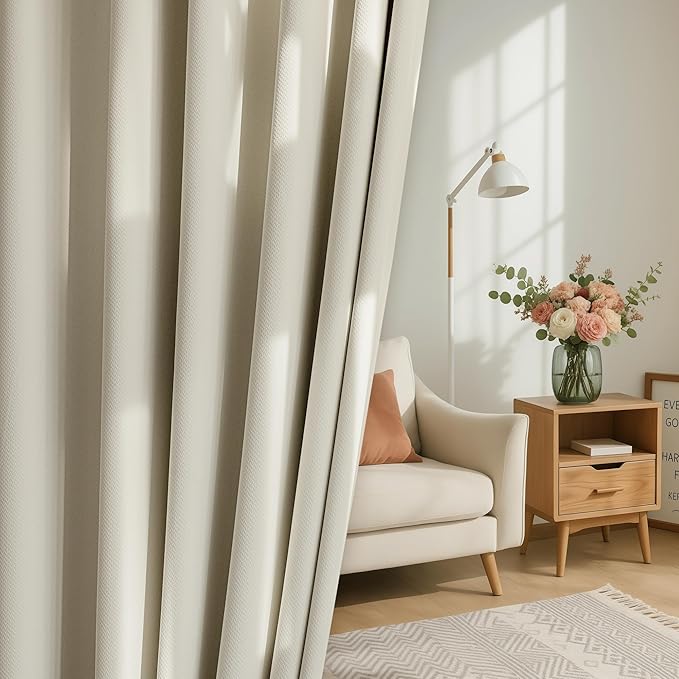 FMFUNCTEX 100% Blackout Curtains