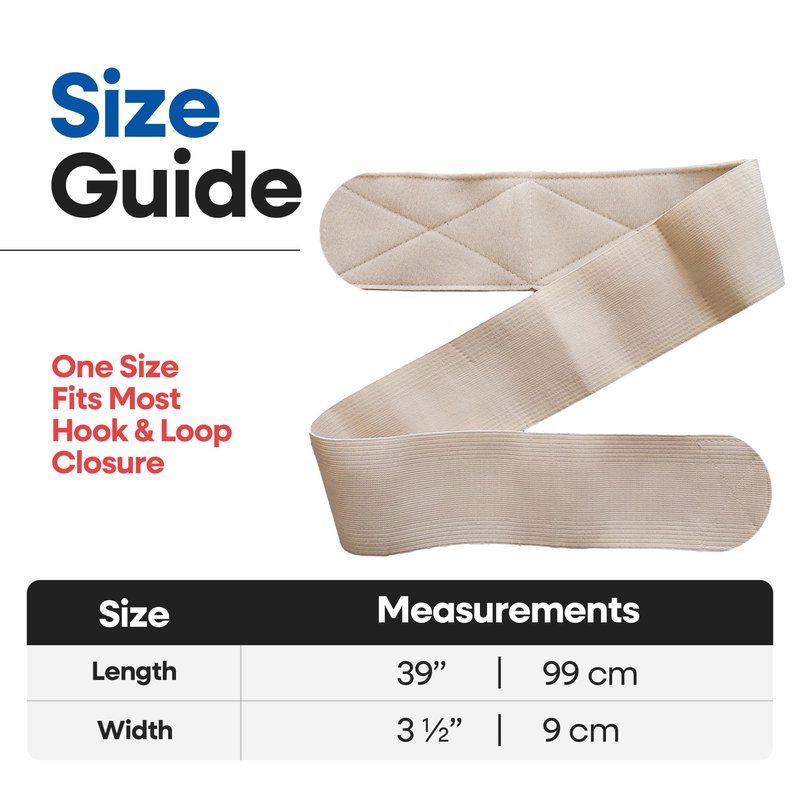 Post Op Breast Augmentation Band | Breast Implant Chest Brace For Women | Compression Wrap Post Surgery Bra Belt | No Bounce Stabilizer Strap | Sport Bra Alternative For Running Working Out One Size
