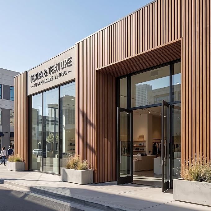 From Plain to Beautiful in Hours WPC Exterior Wall Slat Panels Waterproof
