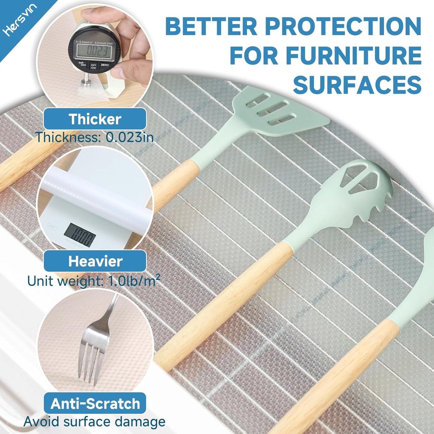 Shelf Liners 22 in x 20 ft EVA Drawer Mats, Non-Adhesive Cupboard Protector, Kitchen Cabinet Lining Fridge Liner (Clear Flat Dot, 56x610cm)