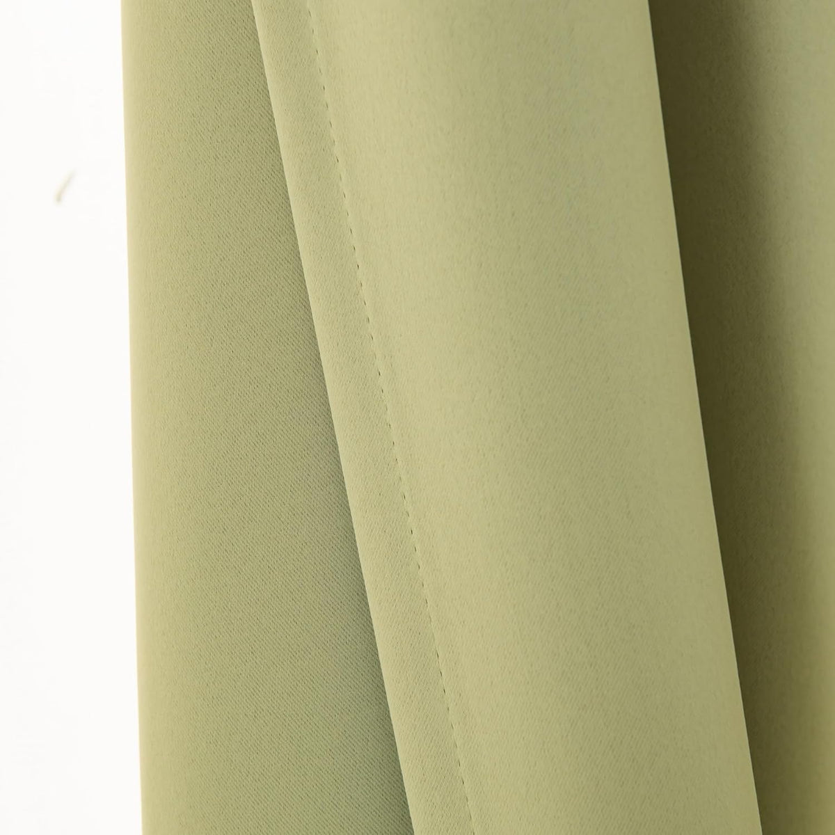 Pickluc Cafe Curtain (Half Window Curtain) 24 Inches Length, Rod Pocket Kitchen Curtain, Short Blackout Curtain for Small Window, 30" Wide and 24" Long, Sage Green, 2 Panels
