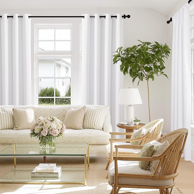 NICETOWN 100% Blackout Window Curtain Panels 68 inch Length