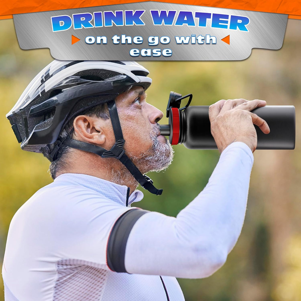 ThermoFlask Replacement Lids - Leak-Resistant Wide Mouth Lids for 12-64 oz Bottles | Ideal for Hiking & Sports