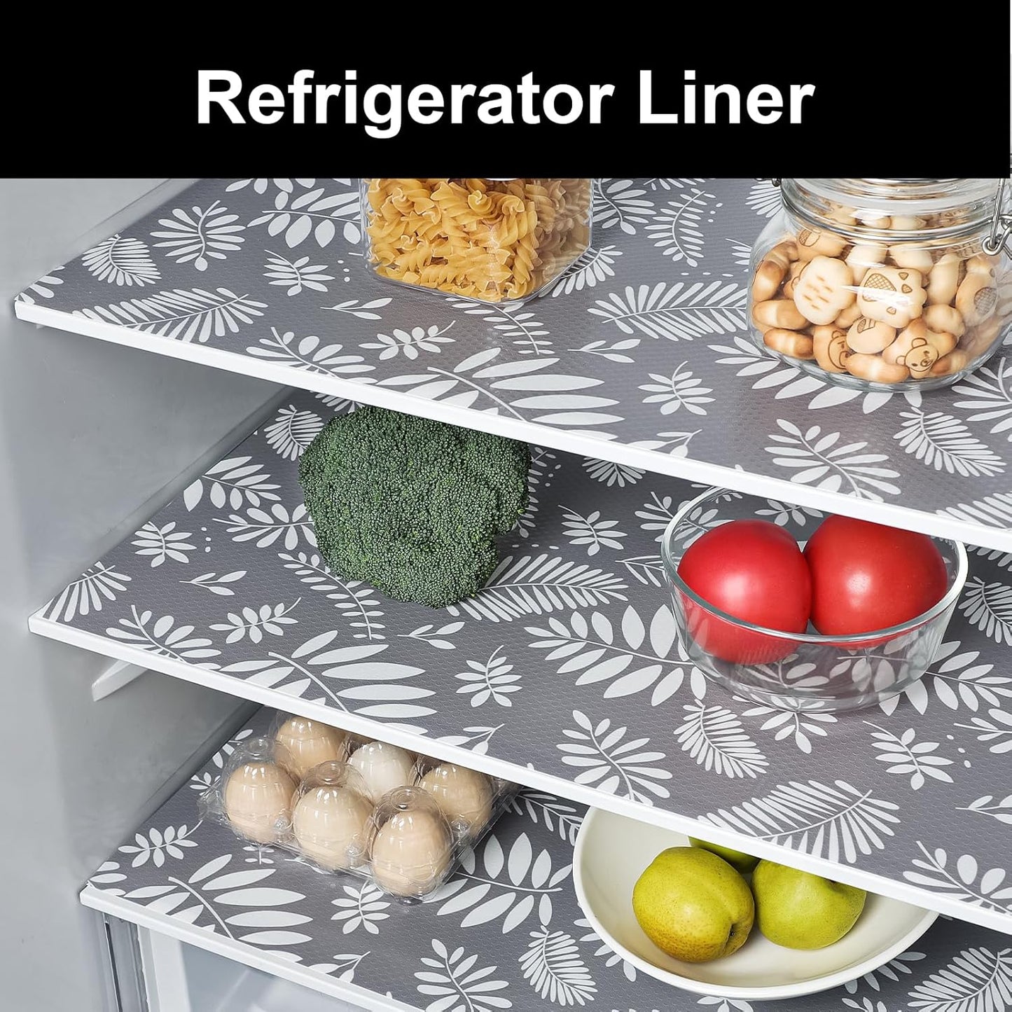 Cooyes Shelf and Drawer Liner for Kitchen Cabinets Non-Adhesive, Waterproof Non-Slip Cabinet Liners for Desk, Refrigerator, Shelves, Bathroom Drawers, Cabinet Protection