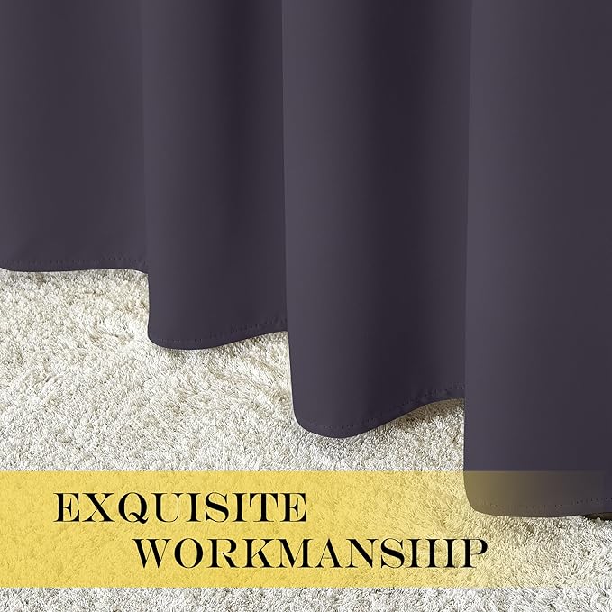 NICETOWN 66 Inch Long Blackout Curtains