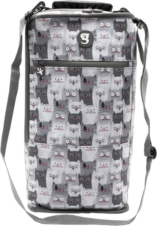 Geckobrands Verticool Insulated Soft Cooler Bag - Portable, Holds 9 Cans or 2 Wine Bottles, Ideal for Beach & Picnics