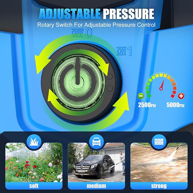 5000 MAXPSI P*ressure Washer, P*ower Cleaner
