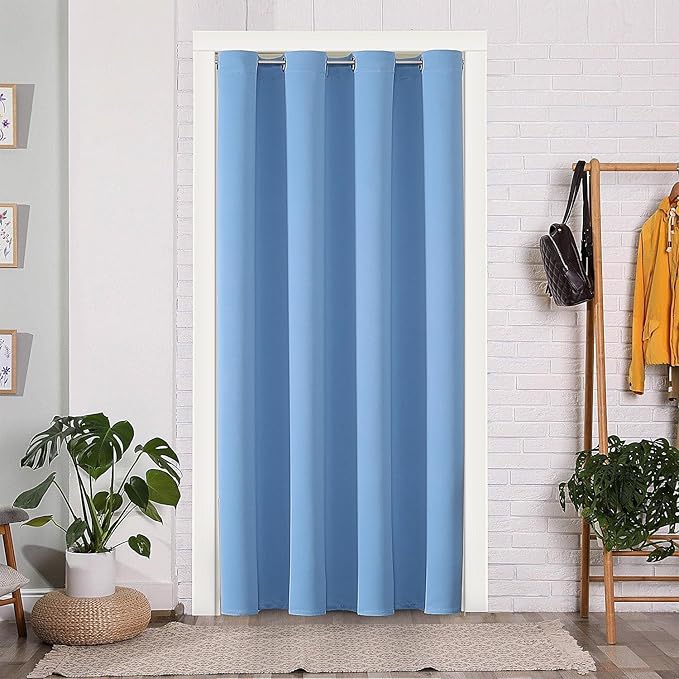 ChrisDowa Blackout Curtains 90 Inches Long