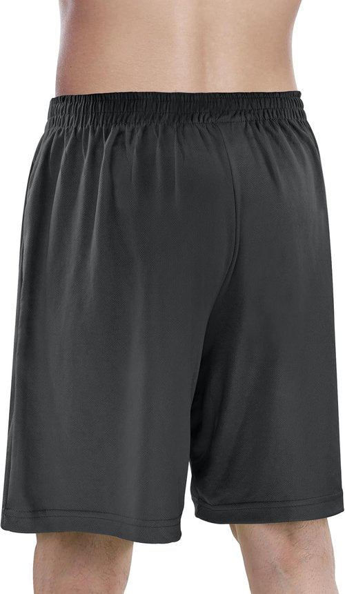 NY Threads Men's Athletic Shorts - Quick Dry Lightweight Running Gym Shorts with Pockets | Loose-Fit Design