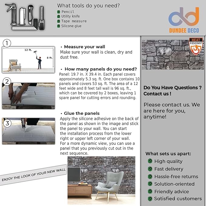 Dundee Deco 3D Wall Panels