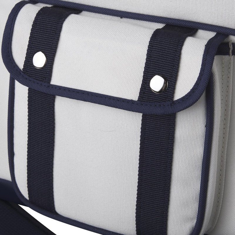 WILSON 1914 Heritage Tennis Racket Bag - Holds up to 12 Rackets, Cream/Dark Navy