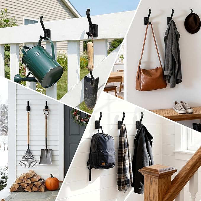 Coat Hooks Wall Mount Heavy Duty