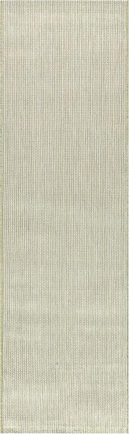 Keen Home Design Terrace Outdoor Runner Rug - 2x10 Washable Indoor/Outdoor Rug for Patio, Kitchen, Balcony, Beach, Garden, Deck and Porch, Size: 2'2"x9'11"