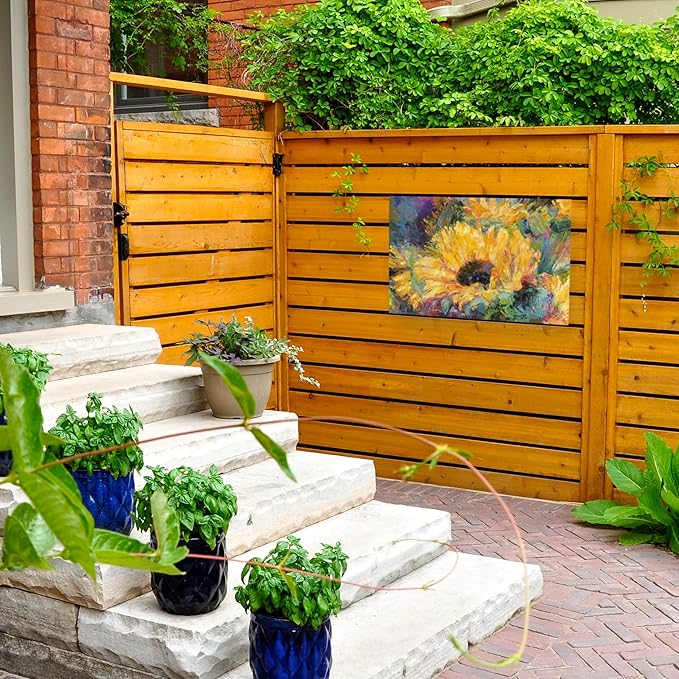 Trademark Fine Art Outdoor Canvas Art - Richard Wallich ' Canvas Art' Wall Art for Outdoor Spaces, Patios, or Gardens