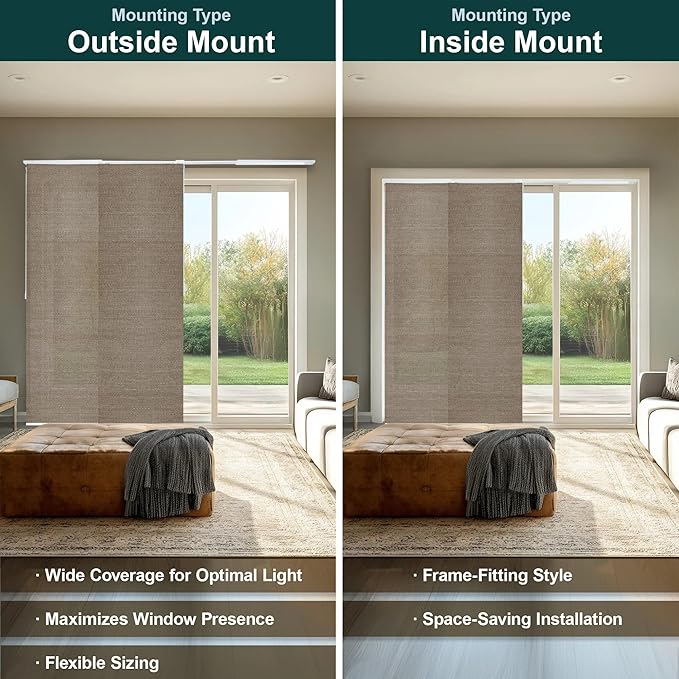 CHICOLOGY Panel Track Vertical Blinds