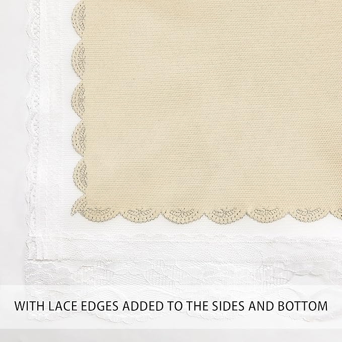 XiDi Beige Girls Curtains for Bedroom, Girls Room Blackout Curtains for 63