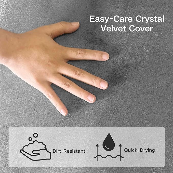 Tri-Fold Memory Foam Mattress, 6 inch Single Folding Mattress with Washable Covers, Reversible Design, Foldable Mattress Topper for Travel&Guests 75" x 25" x 6"