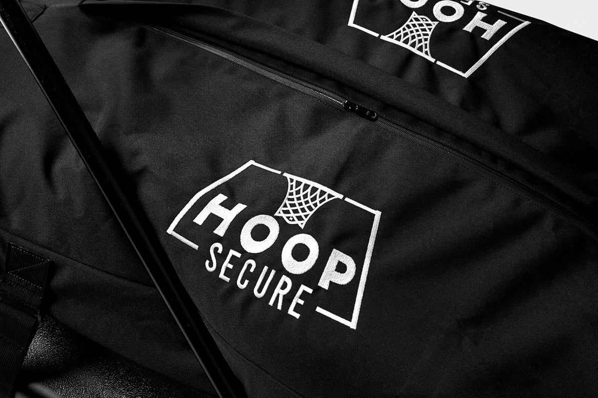 The Original Solution - Heavy Duty Weighted Base Anchor for Basketball Hoops - Weather Resistant, Durable Design, Holds 300+ lbs. Patents-Pending, HOA Friendly (Standard Size, Black)
