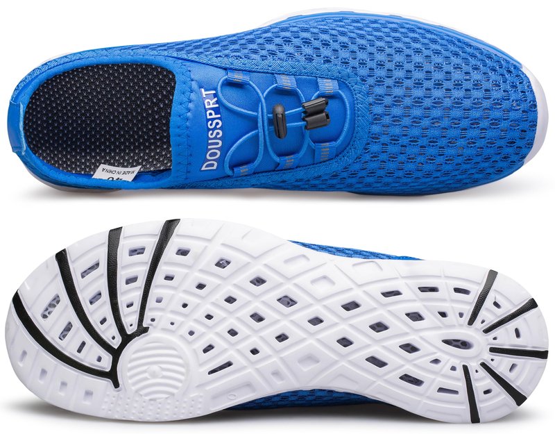 DOUSSPRT Women's Water Shoes Quick Drying Sports Aqua Shoes RoyalBlue 11