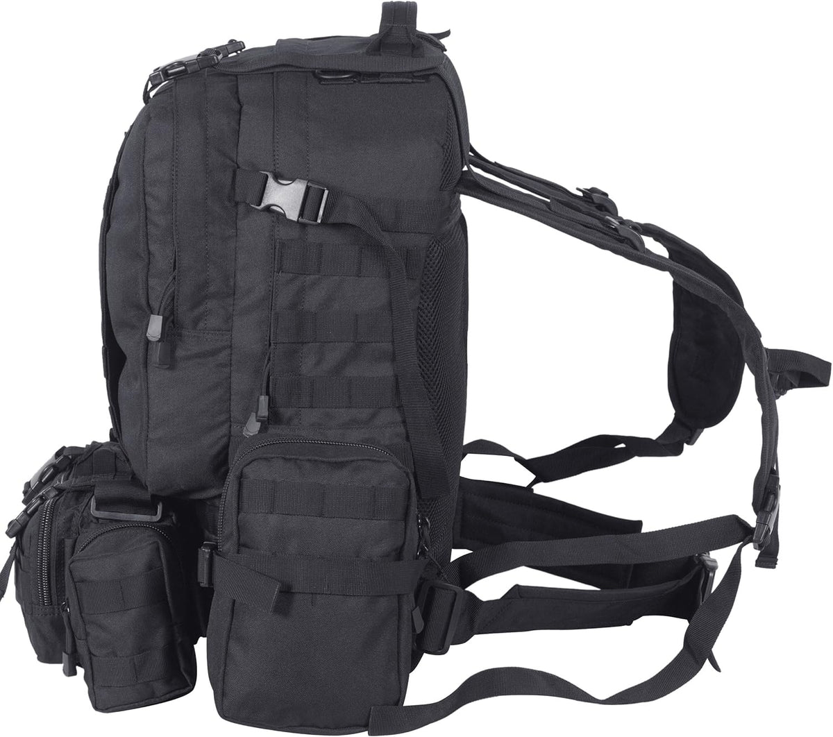 Waterproof Seibertron Tactical Backpack - 3-Day Molle Rucksack in Black