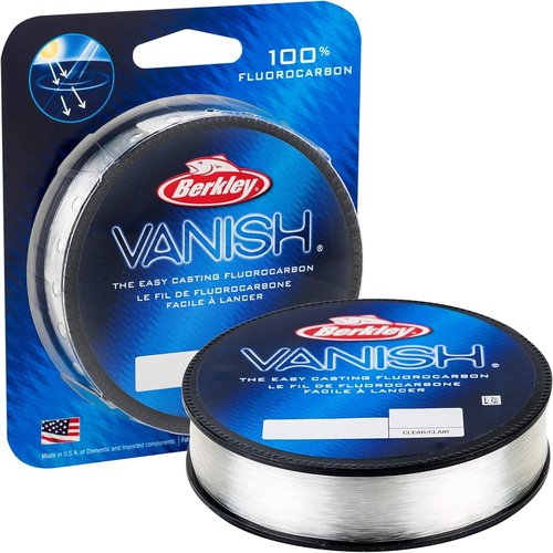 Berkley Vanish Fluorocarbon Fishing Line - Invisible Strength & Durability | 200 Yards