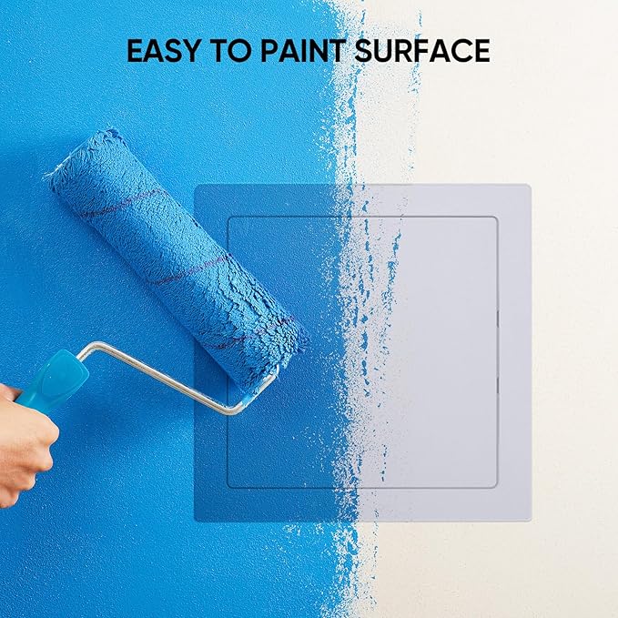 TICONN Access Panel for Drywall, 6 x 9 Inch ABS Plastic Wall Hole Cover Access