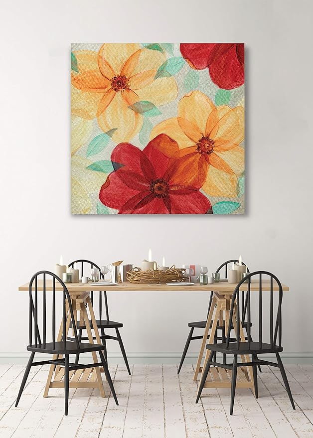 Wexford Home Flash of Spring II - Premium Gallery Wrapped Canvas - 4 Sizes Available Art Print, 32 x 22, Multicolor