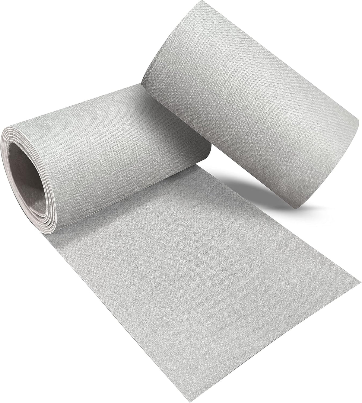 Velvet Repair Patch, Self-Adhesive Flannel Fabric Patch, Multi Colors, Microfiber Patch，Can be Used to Patch Sofas, Car Seats, Handbags, Jacket Holes and Tears (Grayish White)