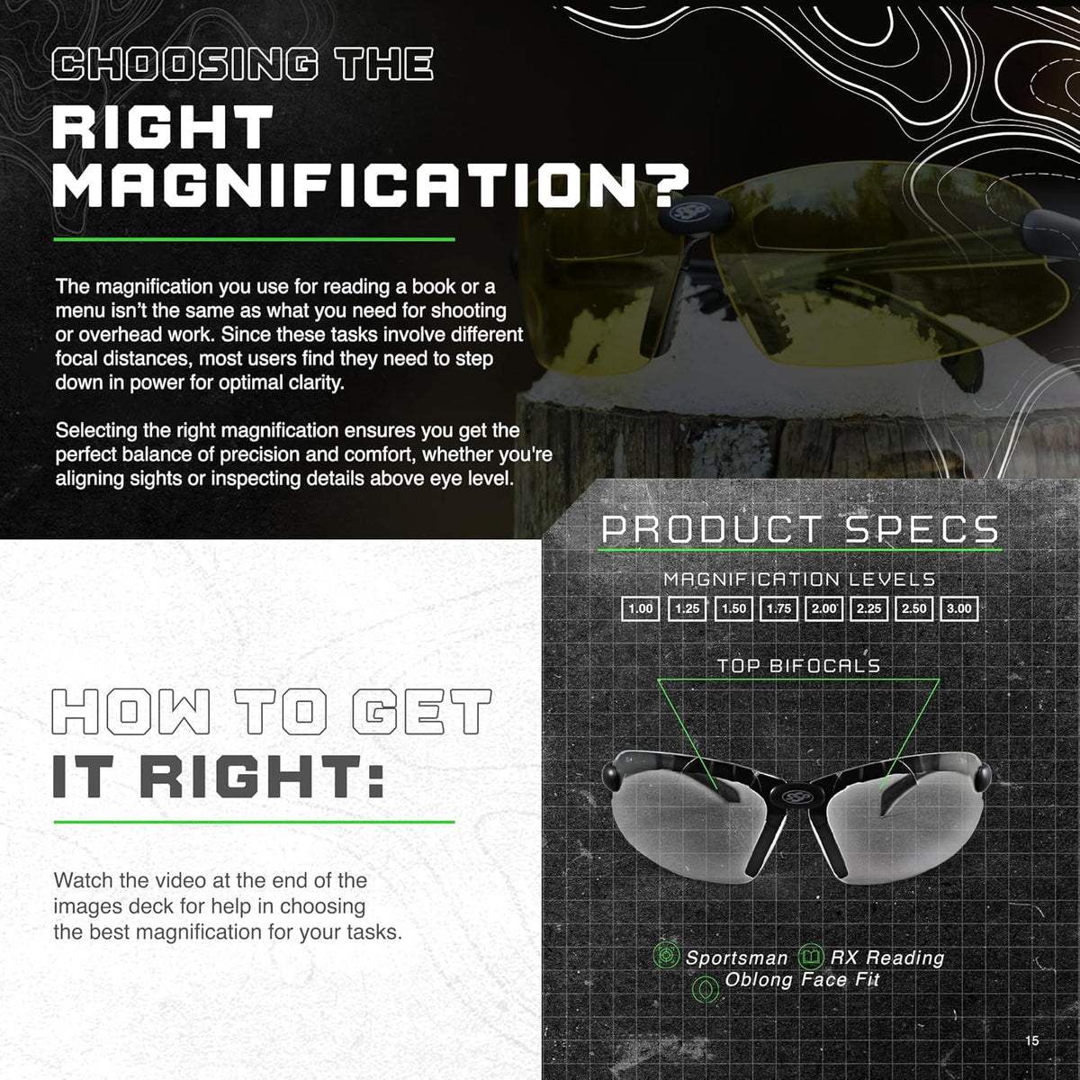 SSP Eyewear Tactical Safety Shooting Glasses - HD A-Eye NVR/Fog Lenses for Enhanced Vision