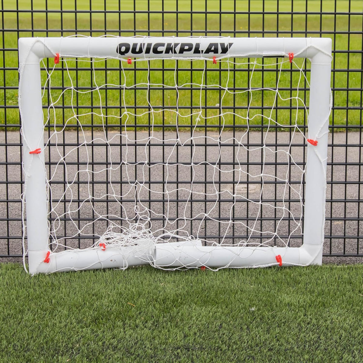 QUICKPLAY Q-Fold Soccer Goal - Portable & Weatherproof Design | 30-Second Setup for Backyard Fun