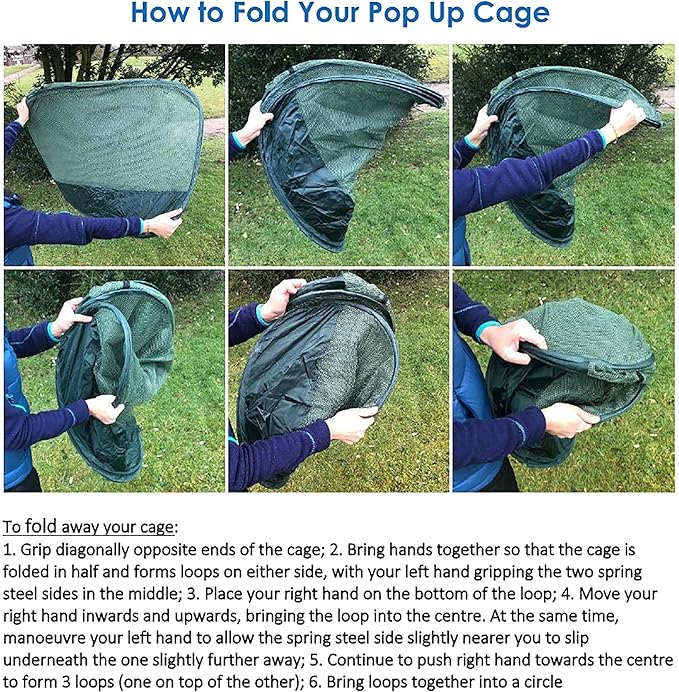 Gardeneer by Dalen Pop-Net Portable Protective Enclosure – Lightweight and Weatherproof – Easy DIY Installation – Safeguard Your Plants Against Garden Pests - 40" x 40" x 39"