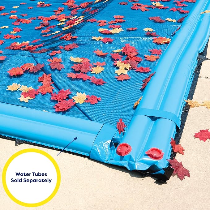 In The Swim 30' x 50' Rectangle Leaf Net Cover for Inground Swimming Pools - Removes Leaves, Sticks, and Small Debris from Your Winter Cover
