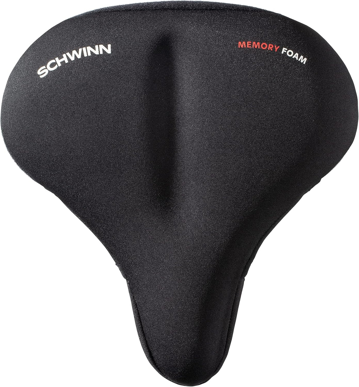 Schwinn Bike Seat Cover - Memory Foam Saddle Cover for Extra Comfort | Weather-Resistant, Dual Strap Design