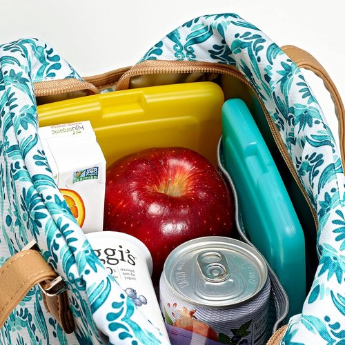 Fit & Fresh Cool Coolers | 4-Pack Slim Ice Packs - Quick Freeze, Space-Saving Design for Lunch Boxes