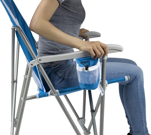 GCI Outdoor Folding Beach Chair - Waterside Captain's Design for Ultimate Comfort & Portability