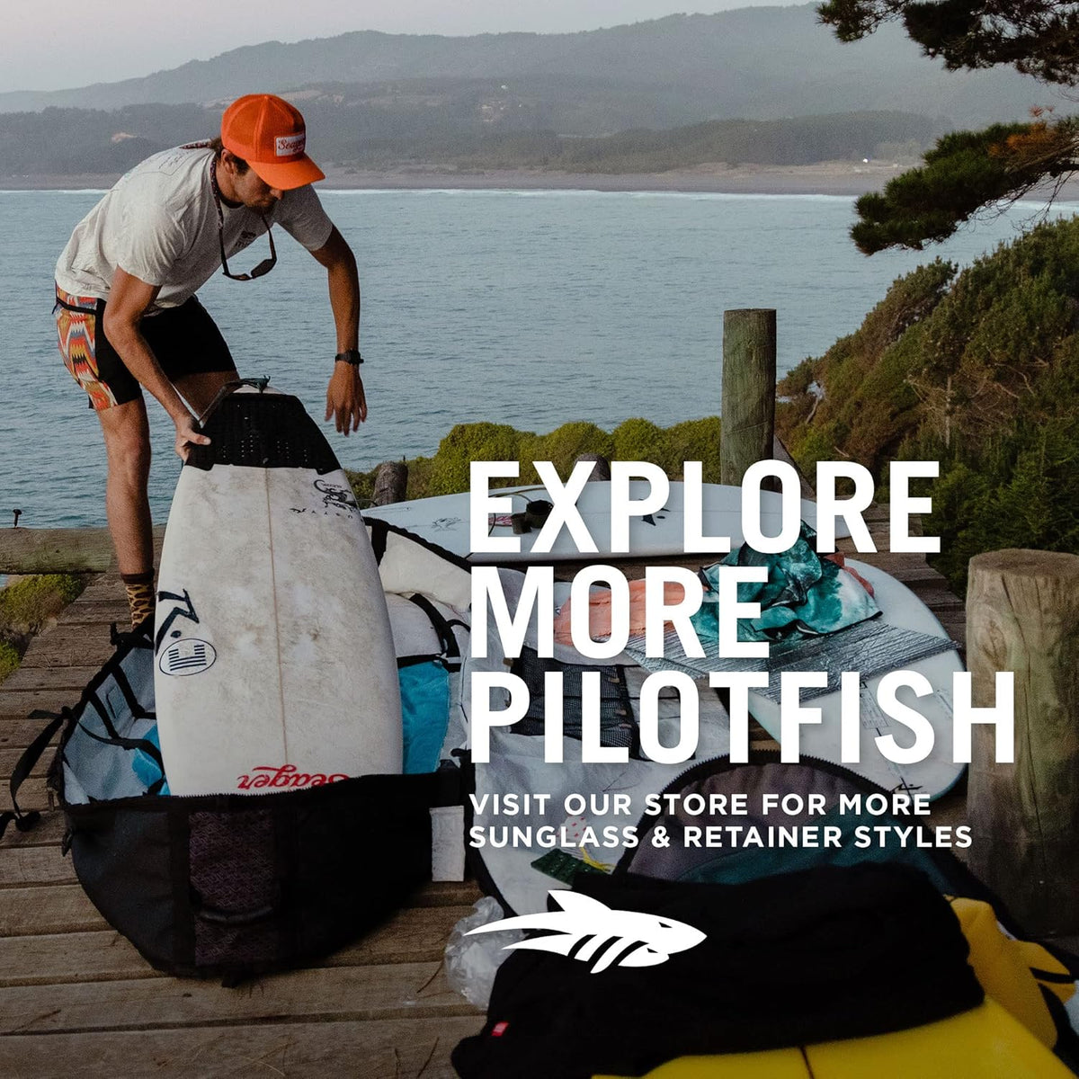 Pilotfish Polarized Sunglasses - TR90 Frame with CR-39 Anti-Reflective UV400 Lenses for Men & Women