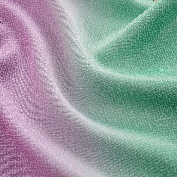 XiDi Blue & Rainbow Curtains for Bedroom & Kids Room