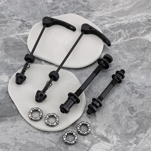 Briny River 1Set Bicycle Front Rear Axle Tools Set Front and Rear Skewers Bike Quick Release Skewer for 6/7/ 8 Speed Bikes