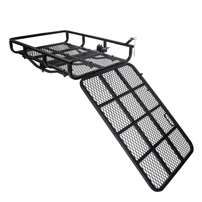 ECOTRIC Hitch Mount Wheelchair Carrier Electric Wheelchair Cargo Mobility Scooter with Hitch & Loading Ramp, 73lbs Weight, 500lbs Capacity