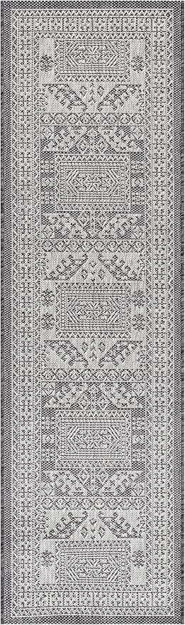 Keen Home Design Terrace Outdoor Runner Rug - 2x8 Washable Indoor/Outdoor Rug for Patio, Kitchen, Balcony, Beach, Garden, Deck and Porch, Size: 2'2"x7'7"