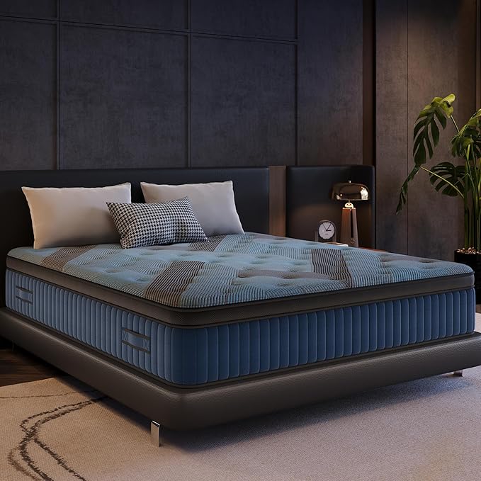 inight Full Size Mattress, 14 Inch Full Mattress in a Box, Durable Hybrid Mattresses with Gel Memory Foam & Pocket Springs, Medium Firm Feel, Pressure Relief, Cooling, Edge Support, Motion Isolation