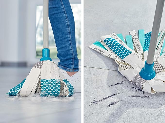 Leifheit Wischsystem Set Power Mop 3 in 1, 45 x 35 x 120 cm, 8