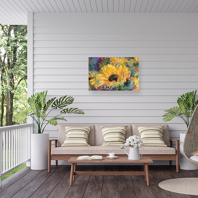 Trademark Fine Art Outdoor Canvas Art - Richard Wallich ' Canvas Art' Wall Art for Outdoor Spaces, Patios, or Gardens