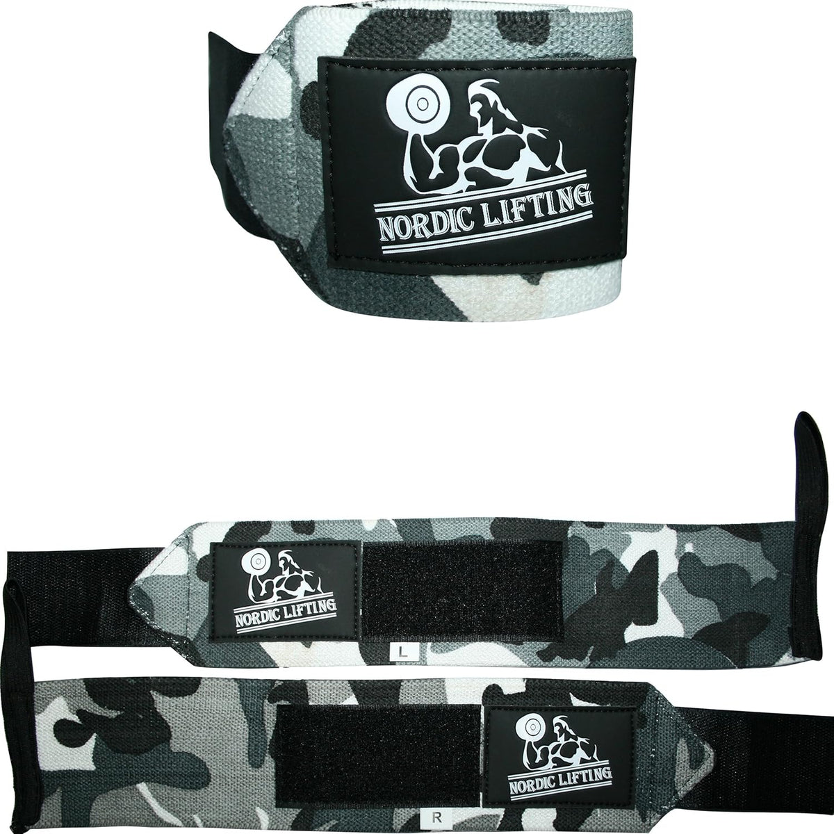Wrist Wraps for Weightlifting & Powerlifting - Durable Support Straps with Thumb Loop (1 Pair) - Essential Gym Gear for Men & Women