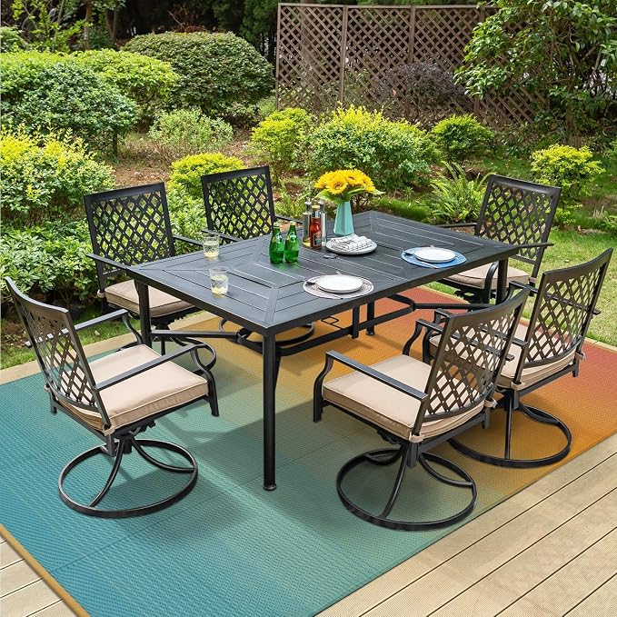 Anidaroel Ombre Camping Rug for Outside RV, 8x10ft Waterproof Outdoor Rug for Patio Clearance, Reversible Plastic Straw Outside Area Rug for Deck, Camper, Picnic, Beach(Orange&Blue, 8'x10')