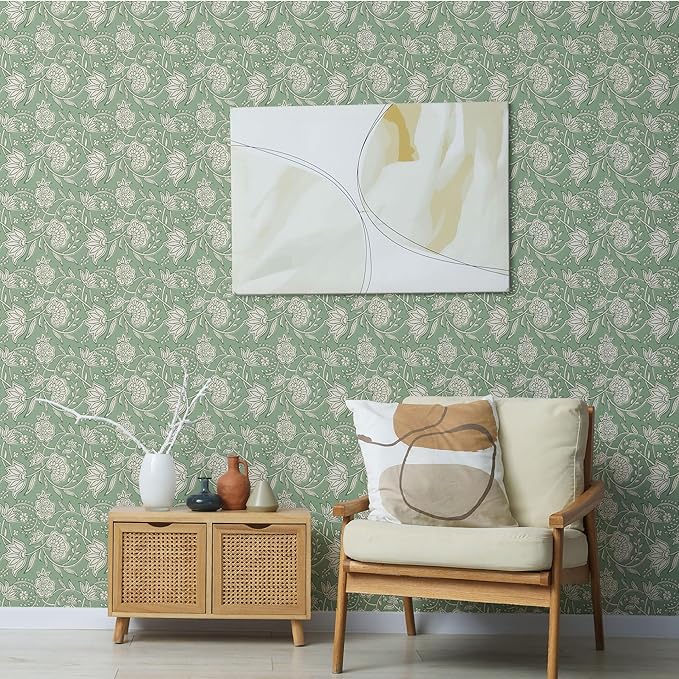 Main Street Peel and Stick Wallpaper Eco-Friendly Sheets 12 Pack, 11 X 16 Inch