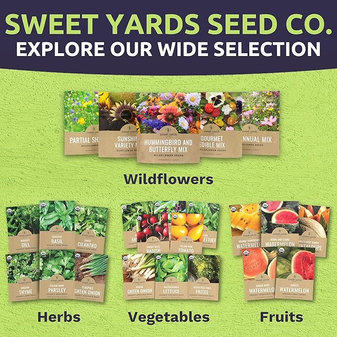 Bulk Cosmos Seeds Wildflower Mixture - 1 Pound Bag - Over 80,000 Seeds - Pink, Yellow, Orange, Red, Purple and White Mixed Species!